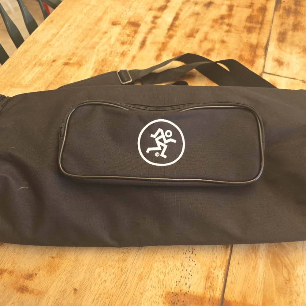 Mixer Black Solid Bag With Running Man Logo